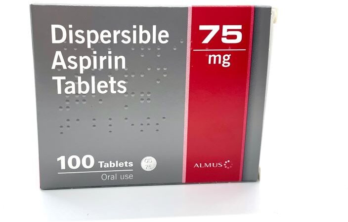 Aspirin Dispersible 75mg Tablets 100