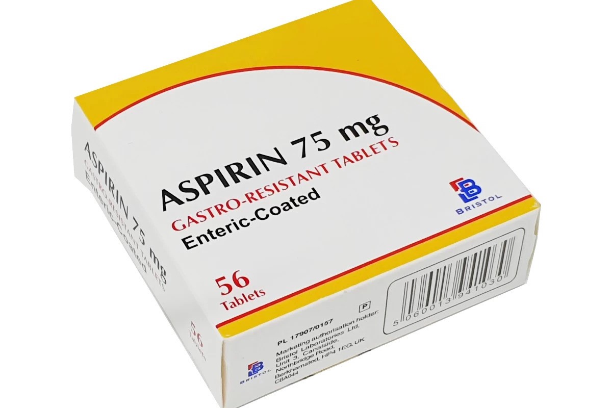 Aspirin E/C 75mg Tablets 56